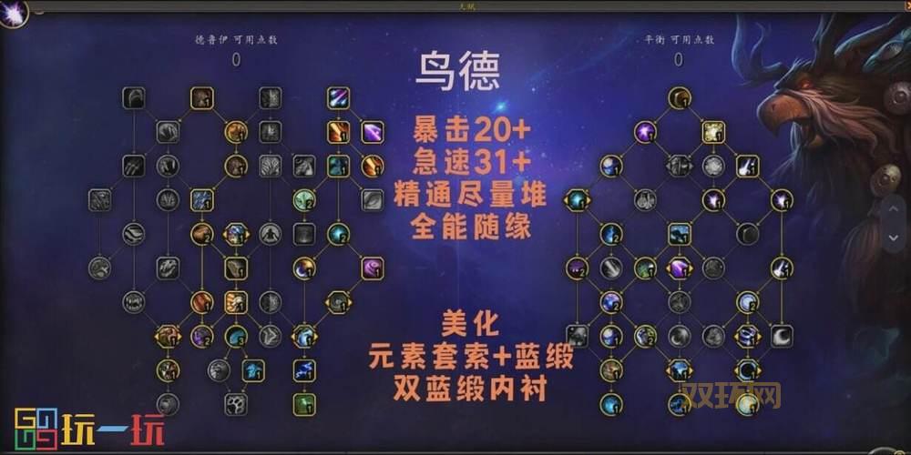 回顾经典s4天赋系统,分析各位置加点核心思路!