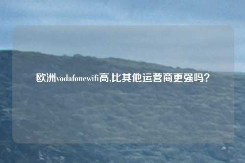 欧洲vodafonewifi高,比其他运营商更强吗？