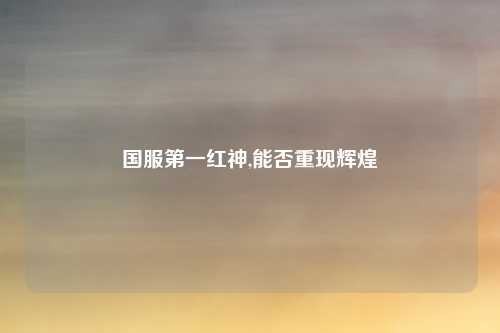 国服第一红神,能否重现辉煌