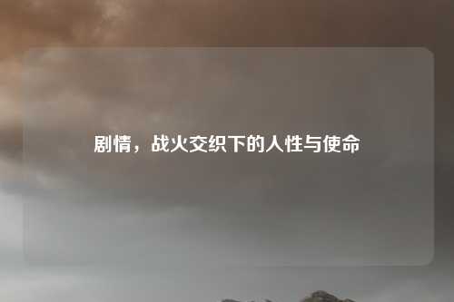 剧情,战火交织下的人性与使命