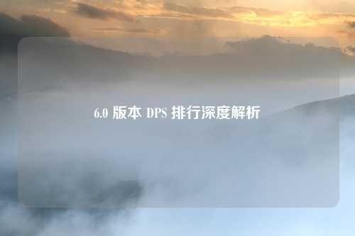6.0 版本 DPS 排行深度解析