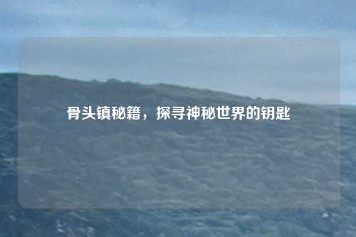 骨头镇秘籍，探寻神秘世界的钥匙