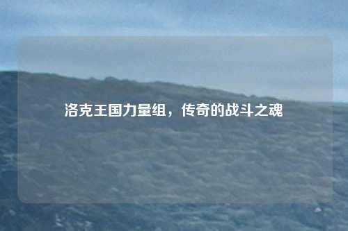 洛克王国力量组，传奇的战斗之魂