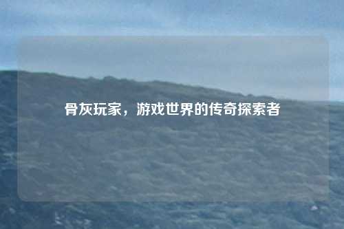 骨灰玩家，游戏世界的传奇探索者