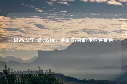 极品飞车13怎么玩，全面指南助你驰骋赛道