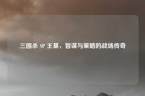 三国杀 SP 王基，智谋与策略的战场传奇